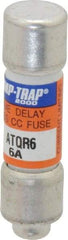 Ferraz Shawmut - 300 VDC, 600 VAC, 6 Amp, Time Delay General Purpose Fuse - Clip Mount, 1-1/2" OAL, 100 at DC, 200 at AC kA Rating, 13/32" Diam - Benchmark Tooling