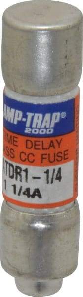 Ferraz Shawmut - 300 VDC, 600 VAC, 1.25 Amp, Time Delay General Purpose Fuse - Clip Mount, 1-1/2" OAL, 100 at DC, 200 at AC kA Rating, 13/32" Diam - Benchmark Tooling