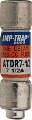 Ferraz Shawmut - 300 VDC, 600 VAC, 7.5 Amp, Time Delay General Purpose Fuse - Clip Mount, 1-1/2" OAL, 100 at DC, 200 at AC kA Rating, 13/32" Diam - Benchmark Tooling