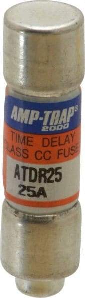 Ferraz Shawmut - 300 VDC, 600 VAC, 25 Amp, Time Delay General Purpose Fuse - Clip Mount, 1-1/2" OAL, 100 at DC, 200 at AC kA Rating, 13/32" Diam - Benchmark Tooling