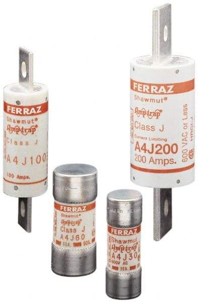 Ferraz Shawmut - 300 VDC, 600 VAC, 225 Amp, Fast-Acting General Purpose Fuse - Clip Mount, 7-1/8" OAL, 100 at DC, 200 at AC kA Rating, 2-1/8" Diam - Benchmark Tooling