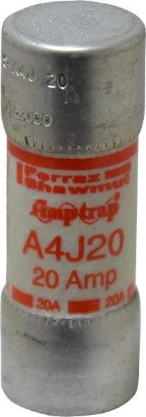 Ferraz Shawmut - 300 VDC, 600 VAC, 20 Amp, Fast-Acting General Purpose Fuse - Clip Mount, 2-1/4" OAL, 100 at DC, 200 at AC kA Rating, 13/16" Diam - Benchmark Tooling