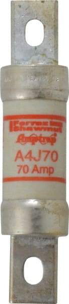 Ferraz Shawmut - 300 VDC, 600 VAC, 70 Amp, Fast-Acting General Purpose Fuse - Clip Mount, 4-5/8" OAL, 100 at DC, 200 at AC kA Rating, 1-1/8" Diam - Benchmark Tooling