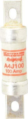 Ferraz Shawmut - 300 VDC, 600 VAC, 100 Amp, Fast-Acting General Purpose Fuse - Clip Mount, 4-5/8" OAL, 100 at DC, 200 at AC kA Rating, 1-1/8" Diam - Benchmark Tooling