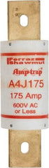 Ferraz Shawmut - 300 VDC, 600 VAC, 175 Amp, Fast-Acting General Purpose Fuse - Clip Mount, 5-3/4" OAL, 100 at DC, 200 at AC kA Rating, 1-5/8" Diam - Benchmark Tooling