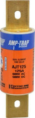 Ferraz Shawmut - 500 VDC, 600 VAC, 125 Amp, Time Delay General Purpose Fuse - Clip Mount, 5-3/4" OAL, 100 at DC, 200 at AC, 300 (Self-Certified) kA Rating, 1-5/8" Diam - Benchmark Tooling