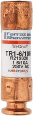 Ferraz Shawmut - 250 VAC/VDC, 1.6 Amp, Time Delay General Purpose Fuse - Clip Mount, 50.8mm OAL, 20 at DC, 200 at AC kA Rating, 9/16" Diam - Benchmark Tooling