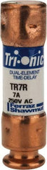 Ferraz Shawmut - 160 VDC, 250 VAC, 7 Amp, Time Delay General Purpose Fuse - Clip Mount, 50.8mm OAL, 20 at DC, 200 at AC kA Rating, 9/16" Diam - Benchmark Tooling