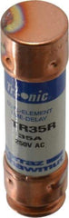 Ferraz Shawmut - 250 VAC/VDC, 35 Amp, Time Delay General Purpose Fuse - Clip Mount, 76.2mm OAL, 20 at DC, 200 at AC kA Rating, 13/16" Diam - Benchmark Tooling