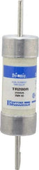 Ferraz Shawmut - 250 VAC/VDC, 200 Amp, Time Delay General Purpose Fuse - Clip Mount, 7-1/8" OAL, 20 at DC, 200 at AC kA Rating, 1-9/16" Diam - Benchmark Tooling