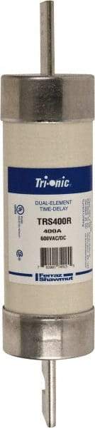 Ferraz Shawmut - 600 VAC/VDC, 400 Amp, Time Delay General Purpose Fuse - Clip Mount, 11-5/8" OAL, 100 at DC, 200 at AC kA Rating, 2-9/16" Diam - Benchmark Tooling