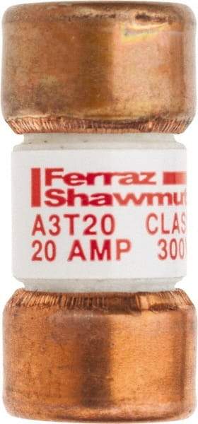 Ferraz Shawmut - 160 VDC, 300 VAC, 20 Amp, Fast-Acting General Purpose Fuse - Clip Mount, 7/8" OAL, 200 at AC, 50 at DC kA Rating, 13/32" Diam - Benchmark Tooling