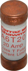 Ferraz Shawmut - 300 VDC, 600 VAC, 20 Amp, Fast-Acting General Purpose Fuse - Clip Mount, 1-1/2" OAL, 100 at DC, 200 at AC kA Rating, 9/16" Diam - Benchmark Tooling