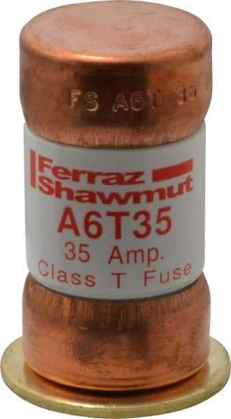 Ferraz Shawmut - 300 VDC, 600 VAC, 35 Amp, Fast-Acting General Purpose Fuse - Clip Mount, 1-9/16" OAL, 100 at DC, 200 at AC kA Rating, 13/16" Diam - Benchmark Tooling