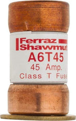 Ferraz Shawmut - 300 VDC, 600 VAC, 45 Amp, Fast-Acting General Purpose Fuse - Clip Mount, 1-9/16" OAL, 100 at DC, 200 at AC kA Rating, 13/16" Diam - Benchmark Tooling