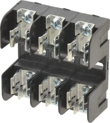 Ferraz Shawmut - 3 Pole, 250 VAC/VDC, 30 Amp, Screw Mount Fuse Block - 3 Inch Long x 3 Inch Wide x 1.38 Inch High Block - Benchmark Tooling