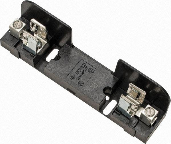 Ferraz Shawmut - 1, 2, 3 Pole, 14 to 2 AWG, 250/600 VAC/VDC, 30 Amp, Screw Mount Fuse Block - 5/16 Inch Diameter x 7 Inch Long x 1.46 Inch Wide x 2 Inch High Block - Benchmark Tooling