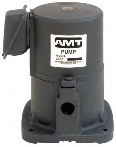 American Machine & Tool - 2.6/1.6 Amp, 230/460 Volt, 3/4 hp, 3 Phase, 3,450 RPM, Cast Iron Suction Machine Tool & Recirculating Pump - Exact Industrial Supply