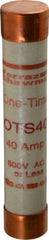 Ferraz Shawmut - 300 VDC, 600 VAC, 40 Amp, Fast-Acting General Purpose Fuse - Clip Mount, 5-1/2" OAL, 20 at DC, 50 at AC kA Rating, 1-1/16" Diam - Benchmark Tooling