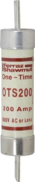 Ferraz Shawmut - 300 VDC, 600 VAC, 200 Amp, Fast-Acting General Purpose Fuse - Clip Mount, 9-5/8" OAL, 20 at DC, 50 at AC kA Rating, 1-13/16" Diam - Benchmark Tooling