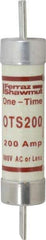 Ferraz Shawmut - 300 VDC, 600 VAC, 200 Amp, Fast-Acting General Purpose Fuse - Clip Mount, 9-5/8" OAL, 20 at DC, 50 at AC kA Rating, 1-13/16" Diam - Benchmark Tooling