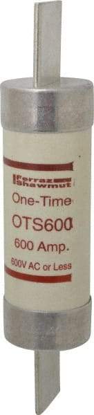 Ferraz Shawmut - 300 VDC, 600 VAC, 600 Amp, Fast-Acting General Purpose Fuse - Clip Mount, 13-3/8" OAL, 20 at DC, 50 at AC kA Rating, 3-1/8" Diam - Benchmark Tooling