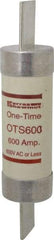 Ferraz Shawmut - 300 VDC, 600 VAC, 600 Amp, Fast-Acting General Purpose Fuse - Clip Mount, 13-3/8" OAL, 20 at DC, 50 at AC kA Rating, 3-1/8" Diam - Benchmark Tooling