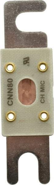 Ferraz Shawmut - 80 Amp Visible Link Flat Forklift & Truck Fuse - 125VAC, 48VDC, 3.18" Long x 0.75" Wide, Littelfuse CNN80, Bussman ANN80, Ferraz Shawmut CNN80 - Benchmark Tooling