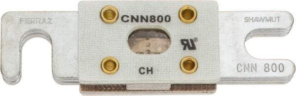 Ferraz Shawmut - 800 Amp Visible Link Flat Forklift & Truck Fuse - 125VAC, 48VDC, 3.18" Long x 0.75" Wide, Littelfuse CNN800, Bussman ANN800, Ferraz Shawmut CNN800 - Benchmark Tooling