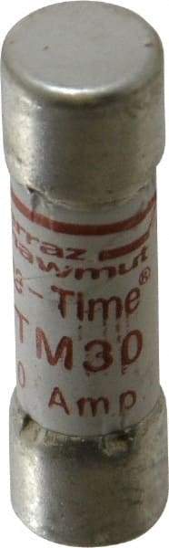 Ferraz Shawmut - 250 VAC, 30 Amp, Fast-Acting General Purpose Fuse - Clip Mount, 1-1/2" OAL, 10 at AC kA Rating, 13/32" Diam - Benchmark Tooling