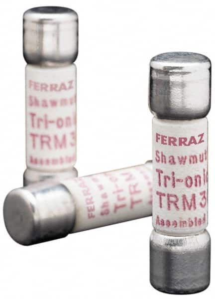 Ferraz Shawmut - 250 VAC, 0.4 Amp, Time Delay General Purpose Fuse - Clip Mount, 1-1/2" OAL, 10 at AC kA Rating, 13/32" Diam - Benchmark Tooling