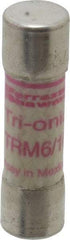 Ferraz Shawmut - 250 VAC, 0.6 Amp, Time Delay General Purpose Fuse - Clip Mount, 1-1/2" OAL, 10 at AC kA Rating, 13/32" Diam - Benchmark Tooling