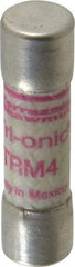 Ferraz Shawmut - 250 VAC, 4 Amp, Time Delay General Purpose Fuse - Clip Mount, 1-1/2" OAL, 10 at AC kA Rating, 13/32" Diam - Benchmark Tooling