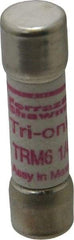 Ferraz Shawmut - 250 VAC, 6.25 Amp, Time Delay General Purpose Fuse - Clip Mount, 1-1/2" OAL, 10 at AC kA Rating, 13/32" Diam - Benchmark Tooling