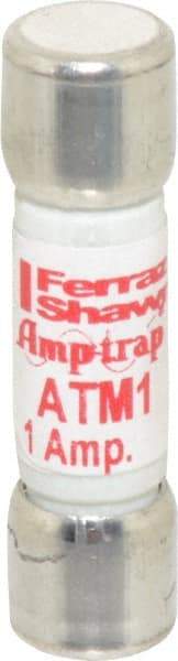 Ferraz Shawmut - 600 VAC/VDC, 1 Amp, Fast-Acting General Purpose Fuse - Clip Mount, 1-1/2" OAL, 100 at AC/DC kA Rating, 13/32" Diam - Benchmark Tooling