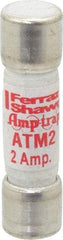 Ferraz Shawmut - 600 VAC/VDC, 2 Amp, Fast-Acting General Purpose Fuse - Clip Mount, 1-1/2" OAL, 100 at AC/DC kA Rating, 13/32" Diam - Benchmark Tooling