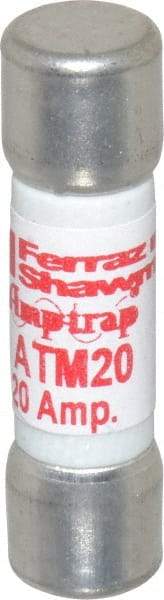 Ferraz Shawmut - 600 VAC/VDC, 20 Amp, Fast-Acting General Purpose Fuse - Clip Mount, 1-1/2" OAL, 100 at AC/DC kA Rating, 13/32" Diam - Benchmark Tooling