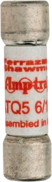 Ferraz Shawmut - 500 VAC, 5.6 Amp, Time Delay General Purpose Fuse - Clip Mount, 1-1/2" OAL, 10 at AC kA Rating, 13/32" Diam - Benchmark Tooling