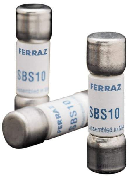 Ferraz Shawmut - 600 VAC, 12 Amp, Fast-Acting General Purpose Fuse - Clip Mount, 1-3/8" OAL, 100 at AC kA Rating, 13/32" Diam - Benchmark Tooling