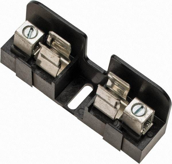 Ferraz Shawmut - 14 to 6 AWG, 600 VAC/VDC, 30 Amp, DIN Rail Mount, Screw Mount Fuse Block - 13/32 Inch Diameter x 1-1/2 Inch Fuse Length, 3.04 Inch Long x 3/4 Inch Wide x 1.31 Inch High Block - Benchmark Tooling