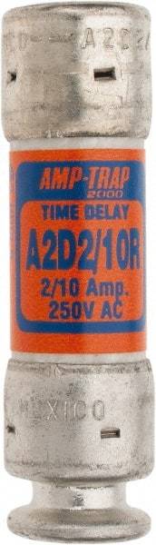 Ferraz Shawmut - 250 VAC/VDC, 0.2 Amp, Time Delay General Purpose Fuse - Clip Mount, 51mm OAL, 100 at DC, 200 at AC kA Rating, 9/16" Diam - Benchmark Tooling