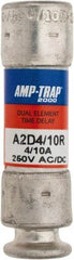 Ferraz Shawmut - 250 VAC/VDC, 0.4 Amp, Time Delay General Purpose Fuse - Clip Mount, 51mm OAL, 100 at DC, 200 at AC kA Rating, 9/16" Diam - Benchmark Tooling