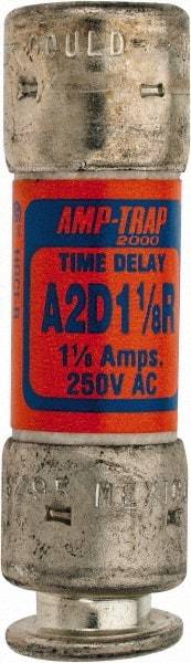 Ferraz Shawmut - 250 VAC/VDC, 1.13 Amp, Time Delay General Purpose Fuse - Clip Mount, 51mm OAL, 100 at DC, 200 at AC kA Rating, 9/16" Diam - Benchmark Tooling