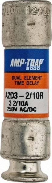 Ferraz Shawmut - 250 VAC/VDC, 3.2 Amp, Time Delay General Purpose Fuse - Clip Mount, 51mm OAL, 100 at DC, 200 at AC kA Rating, 9/16" Diam - Benchmark Tooling