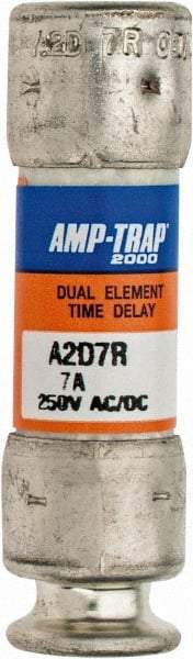 Ferraz Shawmut - 250 VAC/VDC, 7 Amp, Time Delay General Purpose Fuse - Clip Mount, 51mm OAL, 100 at DC, 200 at AC kA Rating, 9/16" Diam - Benchmark Tooling