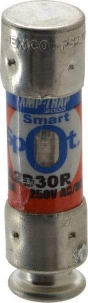 Ferraz Shawmut - 250 VAC/VDC, 30 Amp, Time Delay General Purpose Fuse - Clip Mount, 51mm OAL, 100 at DC, 200 at AC kA Rating, 9/16" Diam - Benchmark Tooling