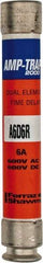 Ferraz Shawmut - 600 VAC/VDC, 6 Amp, Time Delay General Purpose Fuse - Clip Mount, 127mm OAL, 100 at DC, 200 at AC kA Rating, 13/16" Diam - Benchmark Tooling