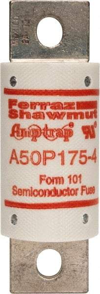 Ferraz Shawmut - 450 VDC, 500 VAC, 175 Amp, Fast-Acting Semiconductor/High Speed Fuse - Bolt-on Mount, 3-5/8" OAL, 100 at AC, 79 at DC kA Rating, 31mm Diam - Benchmark Tooling