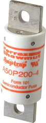 Ferraz Shawmut - 450 VDC, 500 VAC, 200 Amp, Fast-Acting Semiconductor/High Speed Fuse - Bolt-on Mount, 3-5/8" OAL, 100 at AC, 79 at DC kA Rating, 31mm Diam - Benchmark Tooling