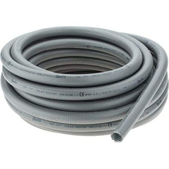 Made in USA - 3/4" Trade Size, 50' Long, Flexible Liquidtight Conduit - Steel - Benchmark Tooling